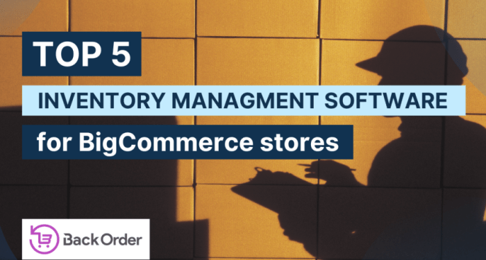 Top 5 inventory managing software for BigCommerce stores